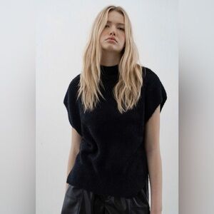 Melissa Nepton Alyna Black Sweater